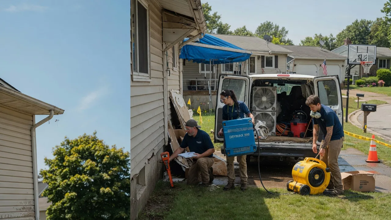 Ceiling Leak Cleanup in Camden, IN near me